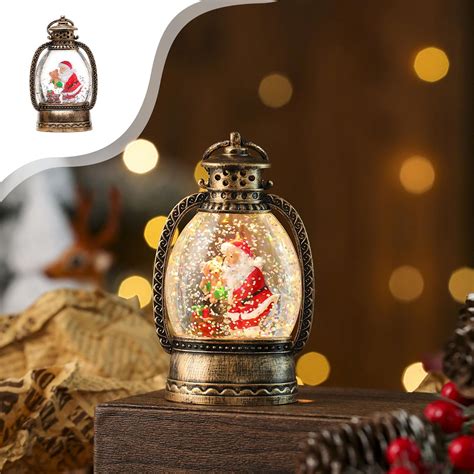 Lantern Light Up Snow Globe