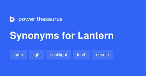 Lantern Synonym Torch