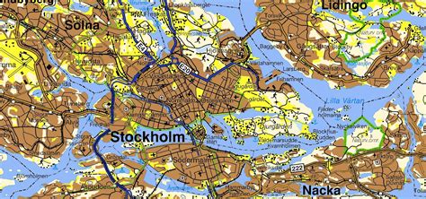 Sweden Lantmäteriet 50K Topographic Survey Stanfords