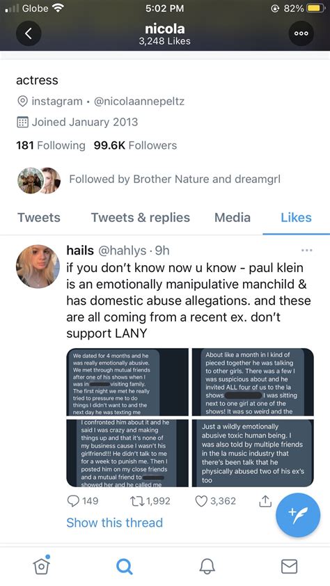 lany allegations google doc