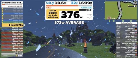 Lap Timer On Zwift