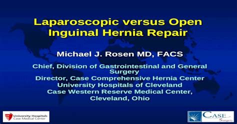 laparoscopic versus open inguinal hernia