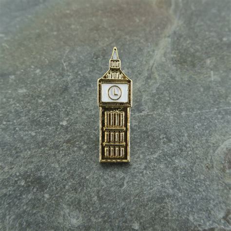 Lapel Pin Clock Brooch