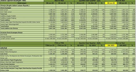 laporan keuangan temas tbk