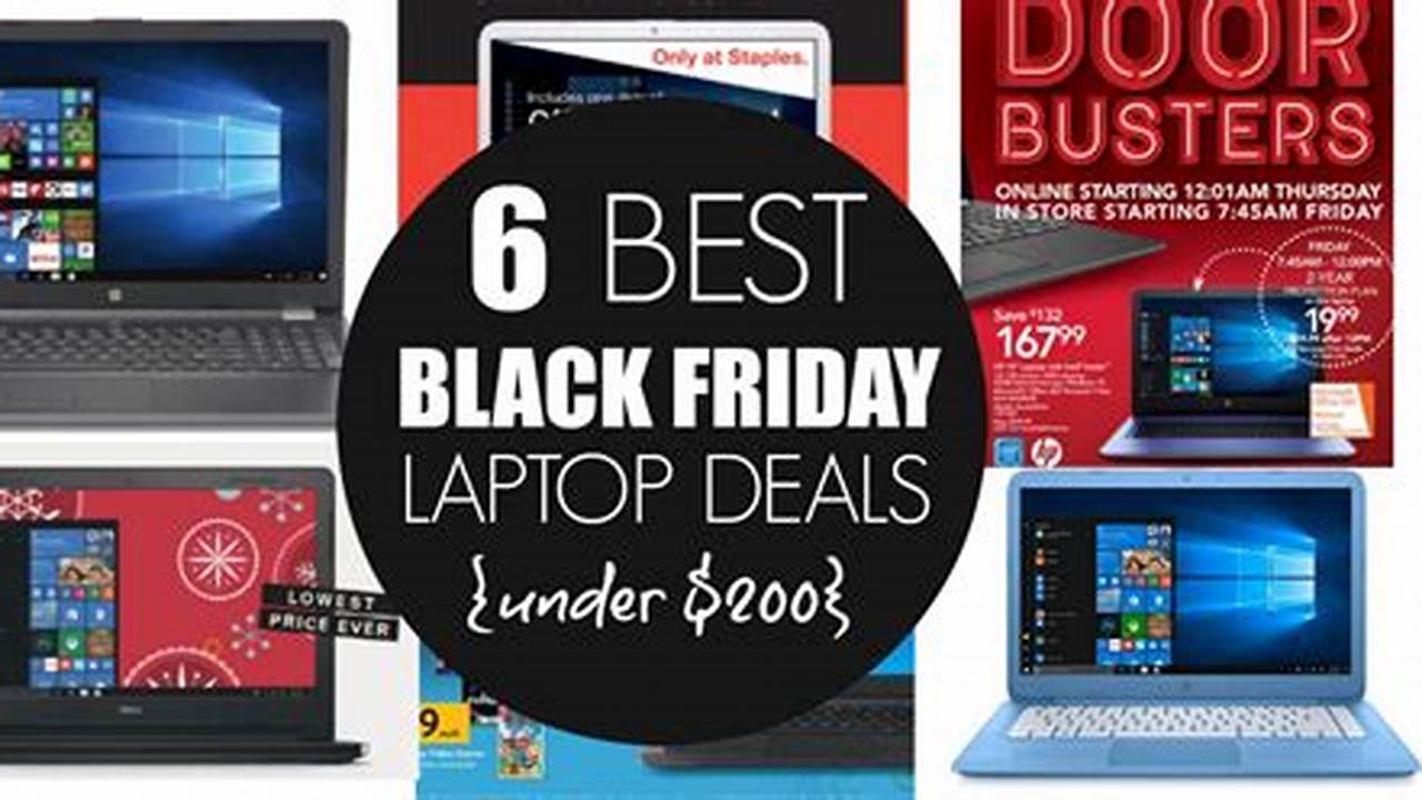 Find the Best Laptop Deals for Black Friday 2024