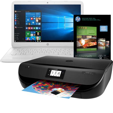 laptop with printer bundle