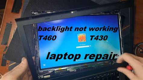 laptop backlight not working after screen replacement