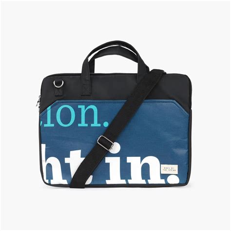 laptop bag typography