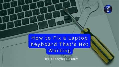 laptop computer keyboard not working
