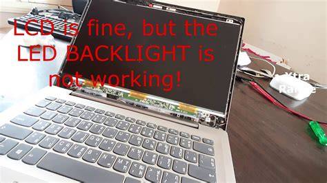 laptop display backlight not working