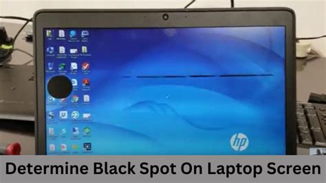 Laptop Display Black Dot
