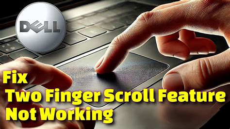 laptop double finger scroll not working
