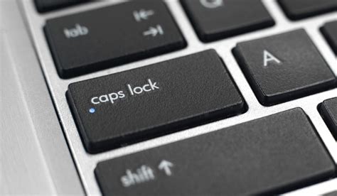 Laptop Keyboard Caps Lock