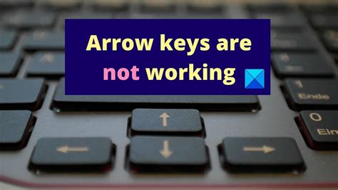 laptop navigation keys not working