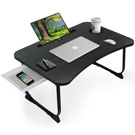 Laptop on table