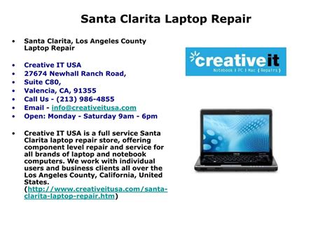 laptop repair santa clarita