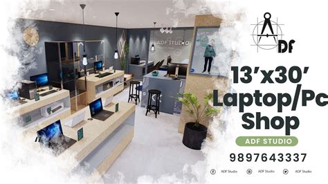 Image of a laptop repair shop