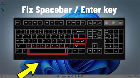 laptop space key not working