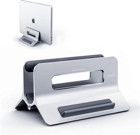 Image of a laptop stand saving space.