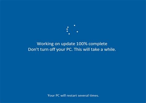 laptop working on updates