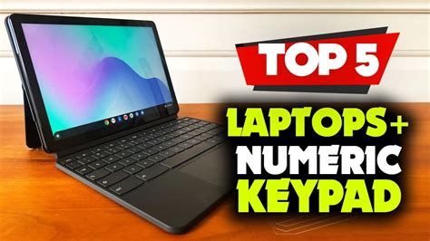 laptop with numeric keypad built in