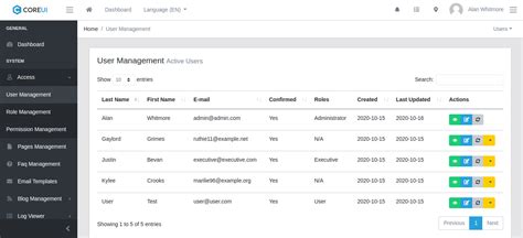laravel admin panel template free download github