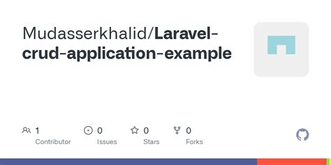 laravel crud application github