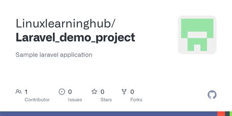 laravel demo project github