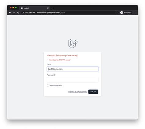 laravel ldap authentication example