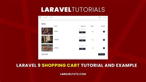 Laravel Shopping Cart Laravel 9