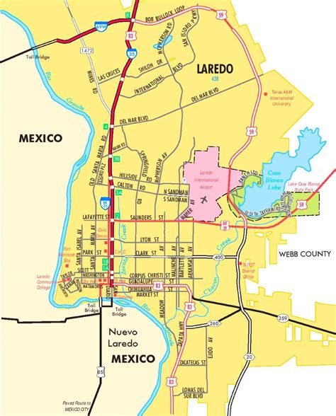 laredo texas city map