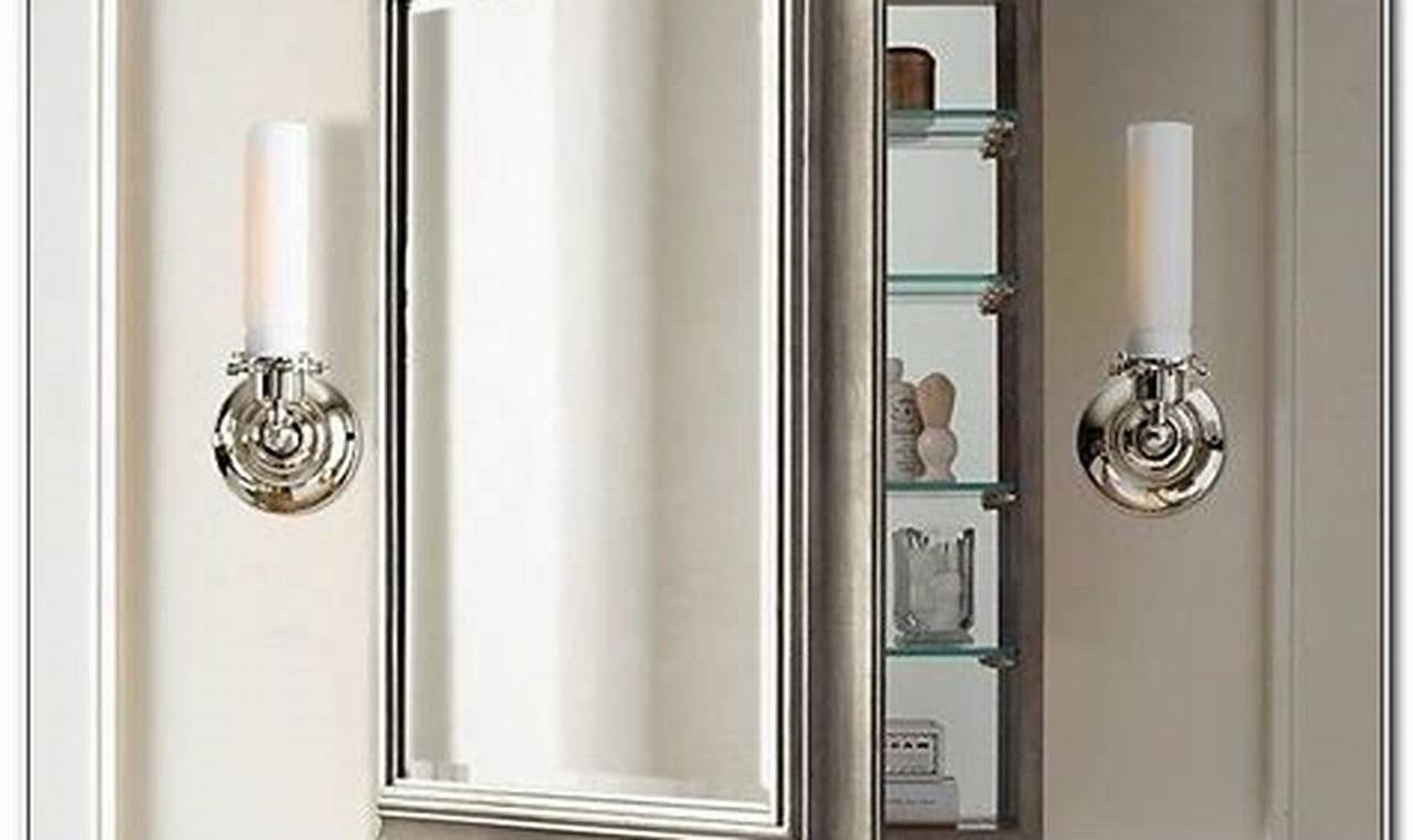 Unlock the Secrets of Large Mirror Medicine Cabinets: Discover Style and Functionality
