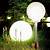 large outdoor solar globe lights