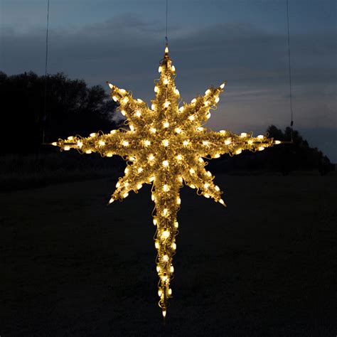 LED Stern Weihnachtsdeko Außen 82cm & Lights4fun.de
