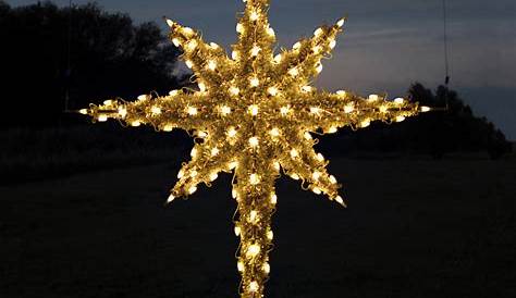 Large Outdoor LED Lighted Christmas Star | Christmas light installation
