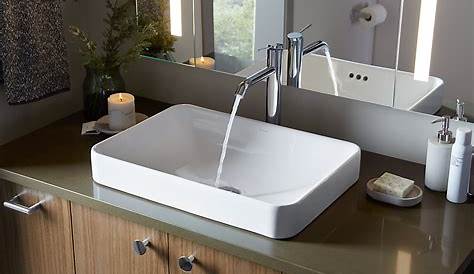 24" Emmed Rectangular Porcelain Vessel Sink - Vessel Sinks - Bathroom