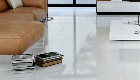 Bright White Porcelain Floor Tile - 600 x 600mm (Pack of 4)