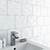 large white matt bathroom wall tiles