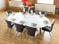 Buy White Large Oval Tulip Style Dining Table from Fusion Living