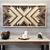 large wooden wall decor