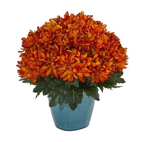 Large Artificial Mum Plants