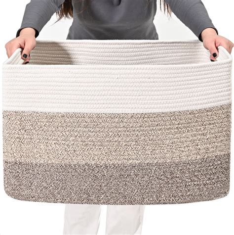 Large Basket Blanket Storage