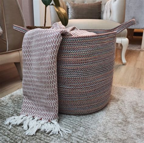 Large Basket For Blanket