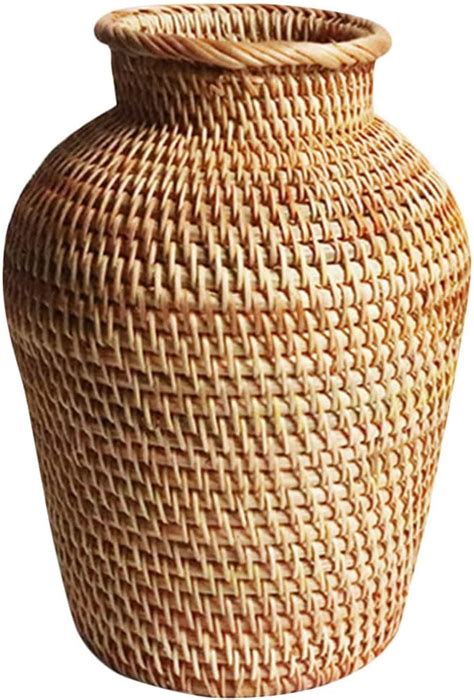 Large Basket Vase Wicker