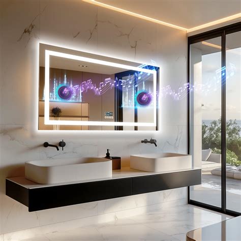 Large Bathroom Mirror Bluetooth