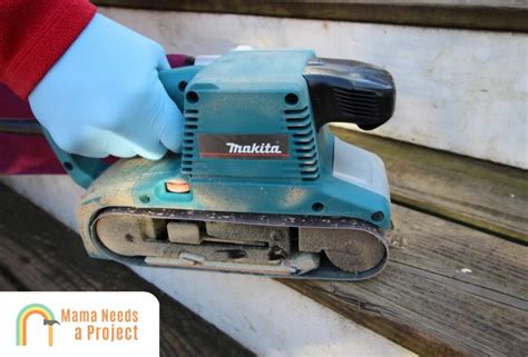 Large Belt Sander For Deck