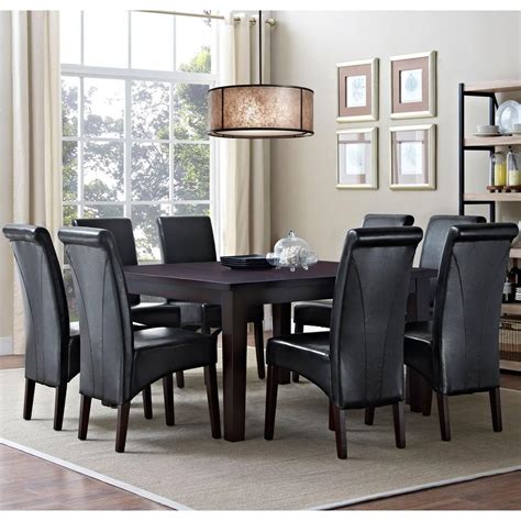 Large Black Dining Room Sets