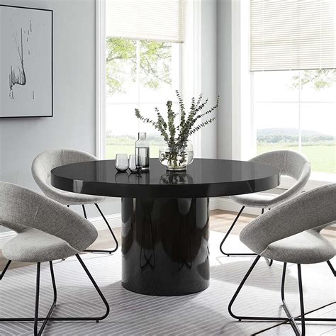 Large Black Dining Room Tables