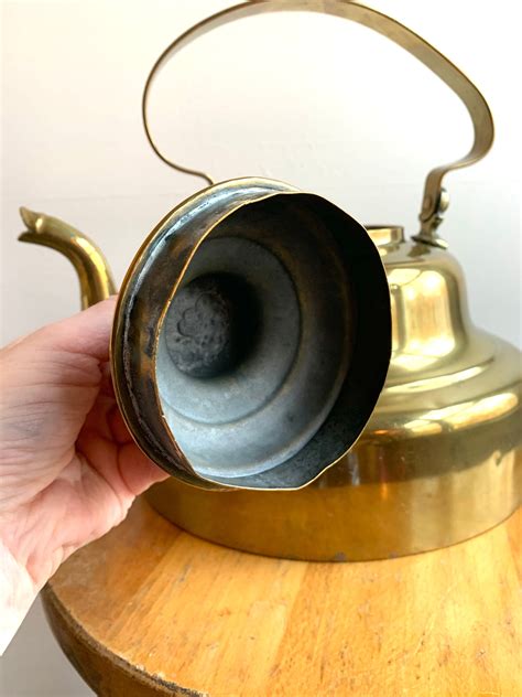 Large Brass Tea Kettle