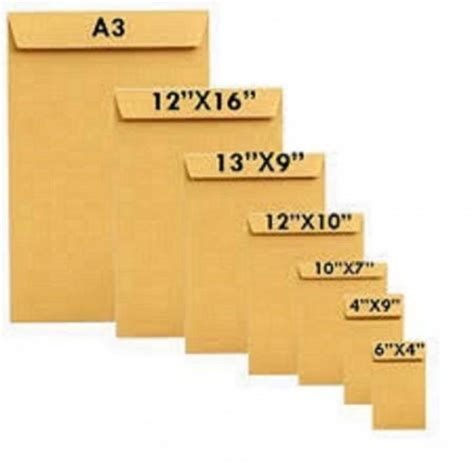 Large Brown Envelope Sizes